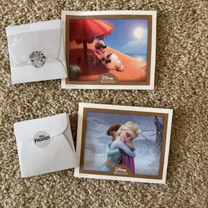 Disney Movie Club Frozen Pins with Certificates New